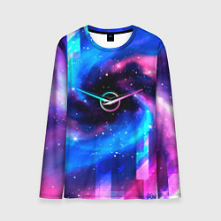 Мужской лонгслив UAZ неоновый космос