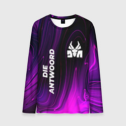 Лонгслив мужской Die Antwoord violet plasma, цвет: 3D-принт
