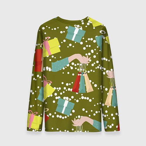 Мужской лонгслив Подарки и сувениры / 3D-принт – фото 2