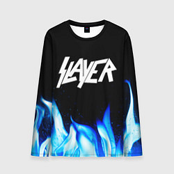 Мужской лонгслив Slayer blue fire