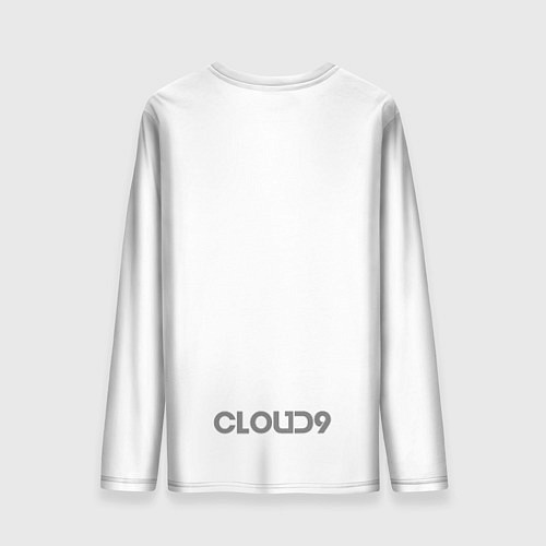 Мужской лонгслив Cloud9 white / 3D-принт – фото 2