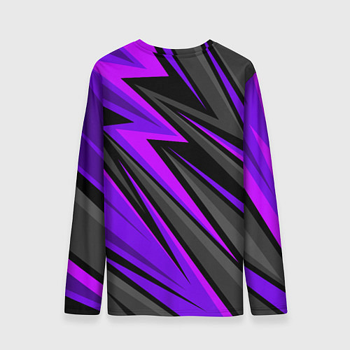 Мужской лонгслив Спорт униформа - пурпурный / 3D-принт – фото 2