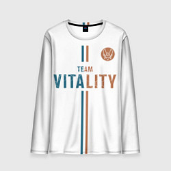 Мужской лонгслив Форма Team Vitality white