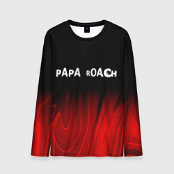 Лонгслив мужской Papa Roach red plasma, цвет: 3D-принт