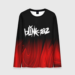 Лонгслив мужской Blink 182 red plasma, цвет: 3D-принт