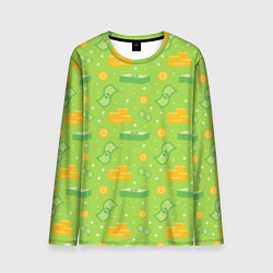 Лонгслив мужской Dollar money, цвет: 3D-принт