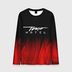 Лонгслив мужской Tokio Hotel red plasma, цвет: 3D-принт