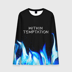 Мужской лонгслив Within Temptation blue fire