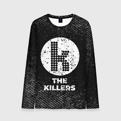 Мужской лонгслив The Killers с потертостями на темном фоне