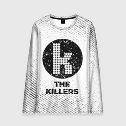 Лонгслив мужской The Killers с потертостями на светлом фоне, цвет: 3D-принт