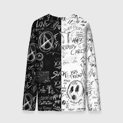 Мужской лонгслив Мицури Канроджи - Demon slayer / 3D-принт – фото 2