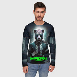Лонгслив мужской Payday 3 bear, цвет: 3D-принт — фото 2