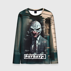 Мужской лонгслив Payday 3 mask