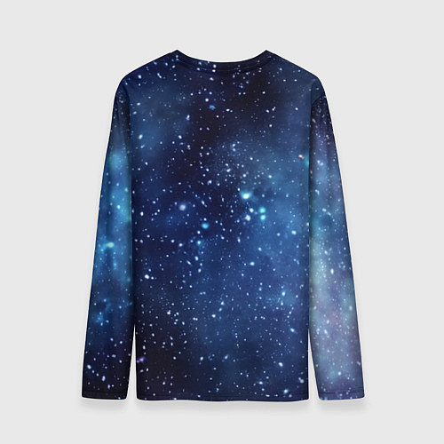 Мужской лонгслив Звездное небо - нейросеть / 3D-принт – фото 2