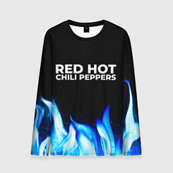 Мужской лонгслив Red Hot Chili Peppers blue fire