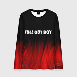Лонгслив мужской Fall Out Boy red plasma, цвет: 3D-принт
