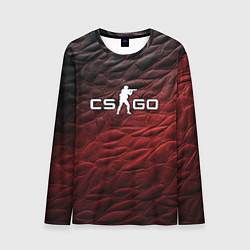 Мужской лонгслив CS GO dark red