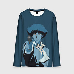 Мужской лонгслив Spike Spiegel blue