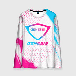 Лонгслив мужской Genesis neon gradient style, цвет: 3D-принт