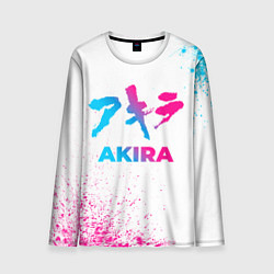 Мужской лонгслив Akira neon gradient style