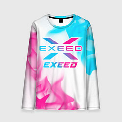 Мужской лонгслив Exeed neon gradient style