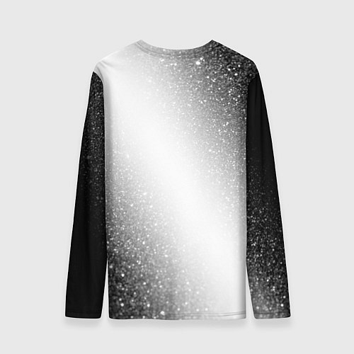 Мужской лонгслив Arctic Monkeys glitch на светлом фоне: надпись, си / 3D-принт – фото 2