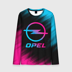 Мужской лонгслив Opel - neon gradient