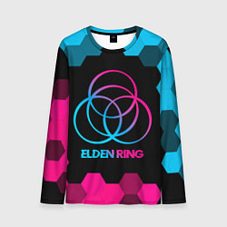 Лонгслив мужской Elden Ring - neon gradient, цвет: 3D-принт