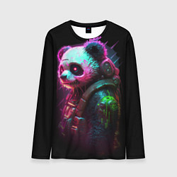 Мужской лонгслив Cyberpunk panda