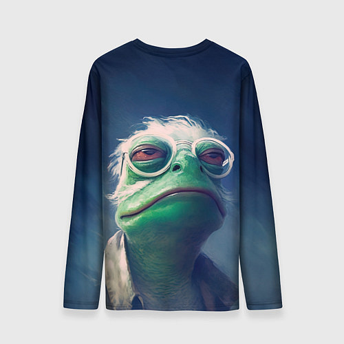Мужской лонгслив Седая Пепе / 3D-принт – фото 2