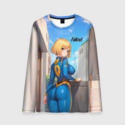 Мужской лонгслив Fallout game girl