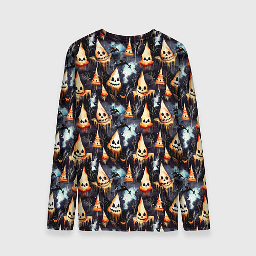 Мужской лонгслив Акварельные приведения / 3D-принт – фото 2