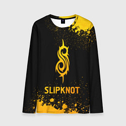 Лонгслив мужской Slipknot - gold gradient, цвет: 3D-принт
