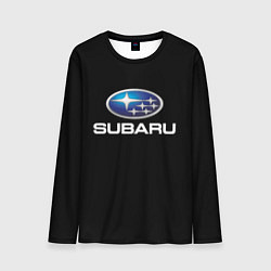 Мужской лонгслив Subaru sport auto car