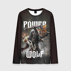 Лонгслив мужской Powerwolf: werewolf, цвет: 3D-принт