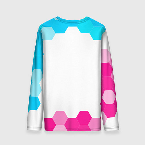 Мужской лонгслив Zotye neon gradient style / 3D-принт – фото 2