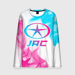 Лонгслив мужской JAC neon gradient style, цвет: 3D-принт