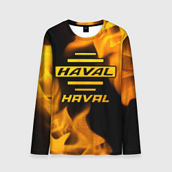 Мужской лонгслив Haval - gold gradient