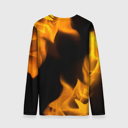 Мужской лонгслив Haval - gold gradient / 3D-принт – фото 2