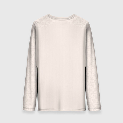 Мужской лонгслив ФК Рома форма 23-24 гостевая / 3D-принт – фото 2