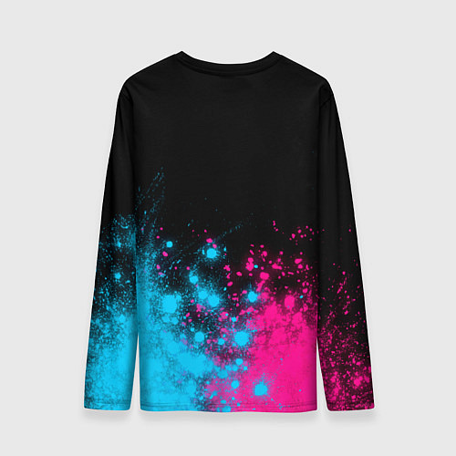 Мужской лонгслив OneRepublic - neon gradient посередине / 3D-принт – фото 2