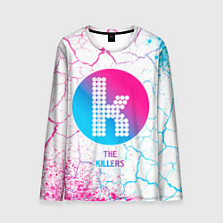 Мужской лонгслив The Killers neon gradient style
