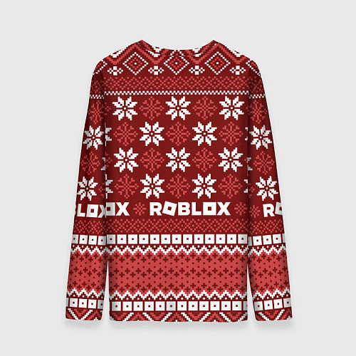 Мужской лонгслив Roblox christmas sweater / 3D-принт – фото 2