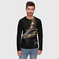 Лонгслив мужской Хранитель нового года, цвет: 3D-принт — фото 2