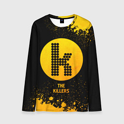 Мужской лонгслив The Killers - gold gradient