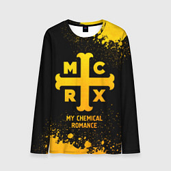 Мужской лонгслив My Chemical Romance - gold gradient