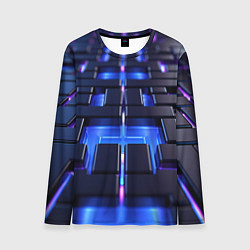 Мужской лонгслив Плиты абстракции