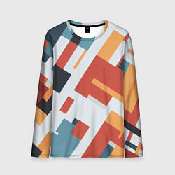 Мужской лонгслив Геометрический узор - нейросеть