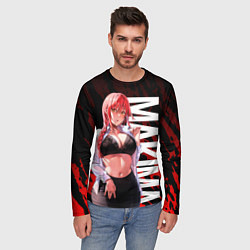 Лонгслив мужской Макима в офисной одежде, цвет: 3D-принт — фото 2