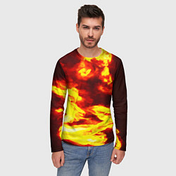 Лонгслив мужской Огненное безумие, цвет: 3D-принт — фото 2